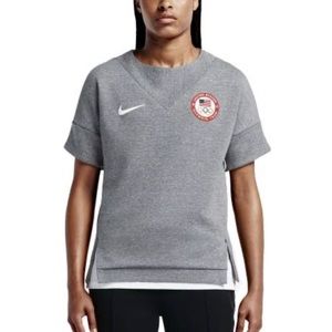 Nike Olympic USA team short sleeve sweatshirt top
